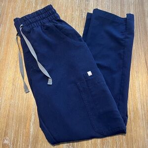 Navy Figs Scrub Pants